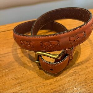 Dockers‎ full grain leather braided belt